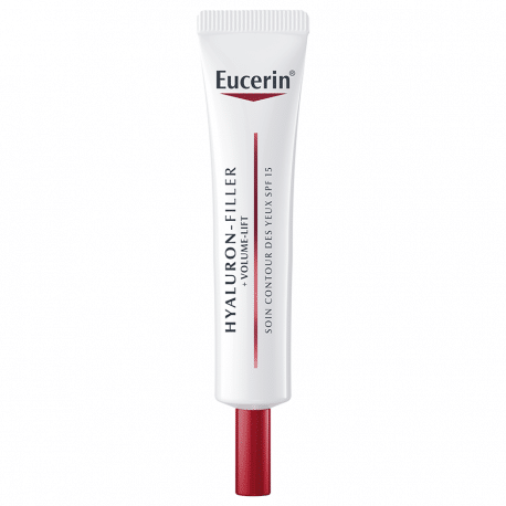 Hyaluron-Filler Eucerin | Soin contour des yeux anti-rides SPF15 est un anti-âge pour le contour des yeux qui comble les rides profondes